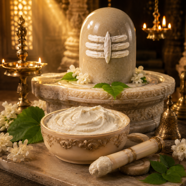 White Chandan Tika Paste